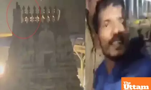 Tirupati temple tangle: Drunk devotee goes viral, refuses to descend until demands met