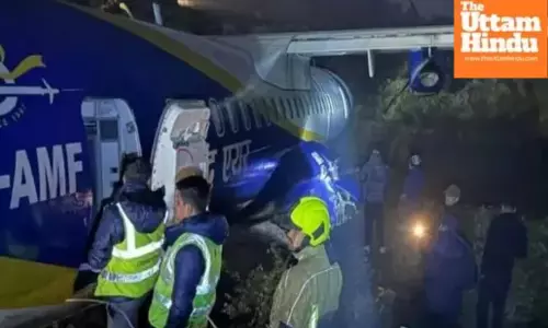 Buddha Air plane skids off runway, 55 passengers narrowly escape Buddha Air plane skids off runway, 55 passengers narrowly escape