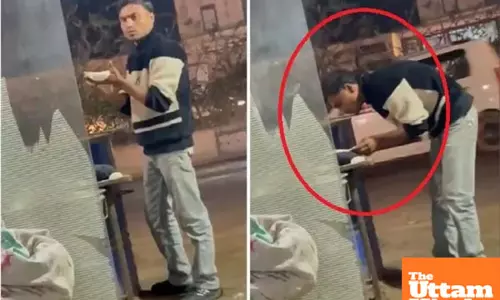 Bakers bizarre blact: Javed arrested after spitting on chicken feed goes viral