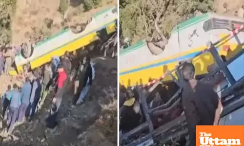 Tragedy in Himachal: Bus plummets into gorge, 8 killed in devastating crash