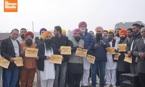 AAP Gheraoes Congress Leader Sukhpal Singh Khaira’s Residence in Bholath for Sharing Misleading Video