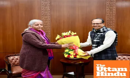 Union Minister Shivraj Singh Chouhan meets Finance Minister Nirmala Sitharaman in Delhi