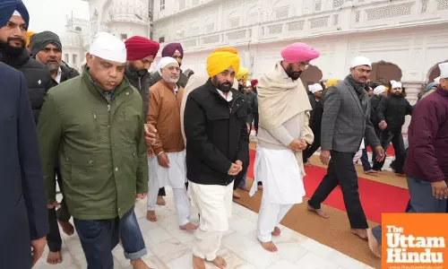 CM Bhagwant Singh Mann appears before Sri Akal Takht Sahib as humble Sikh