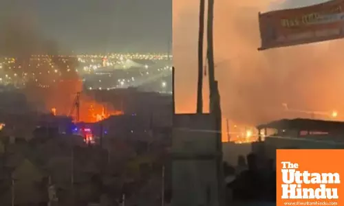 Fire breaks out for third time in 48 hours at Prayagraj Magh Mela, one youth seriously injured