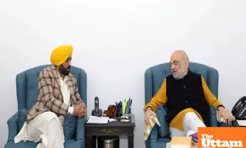 Bhagwant Mann meets Amit Shah, Punjabs key issues take centre stage