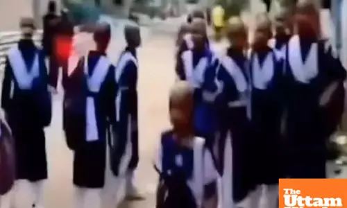 School shows solidarity: Students and teachers shave heads for classmate battling Cancer