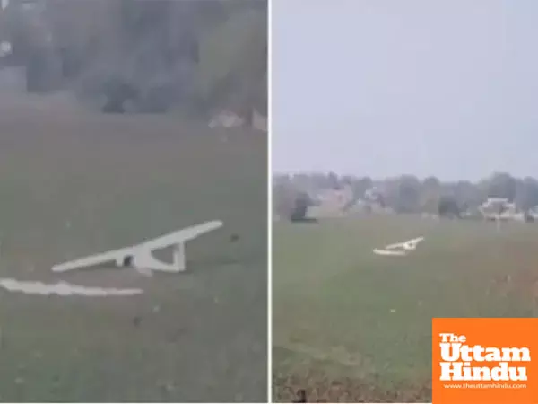 VIDEO: IAF microlight aircraft crashes in Prayagraj field, pilots safe; probe underway VIDEO: IAF microlight aircraft crashes in Prayagraj field, pilots safe; probe underway
