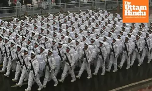Full dress rehearsal held despite downpour, soldiers shine with enthusiasm