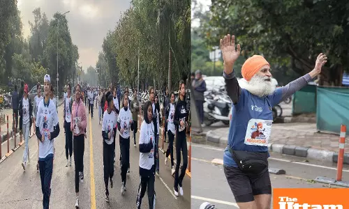 Developed India Marathon Organized at Sukhna Lake on National Youth Day