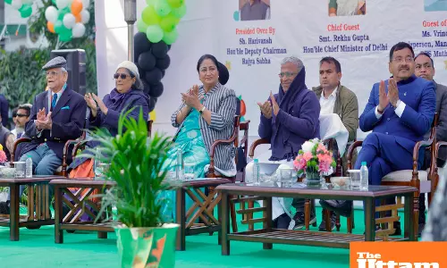 At the DPS Annual Sports Day, the CM called for nation-building through sports, culture and education