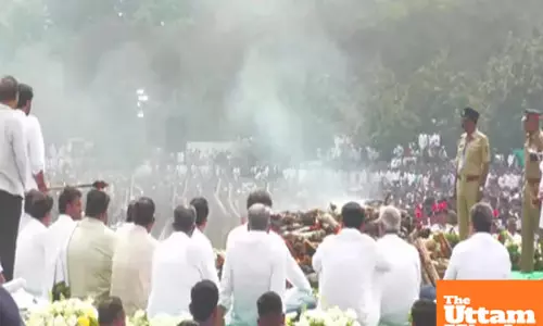 Ajit Pawars final journey: Immersed in natures elements with state honors