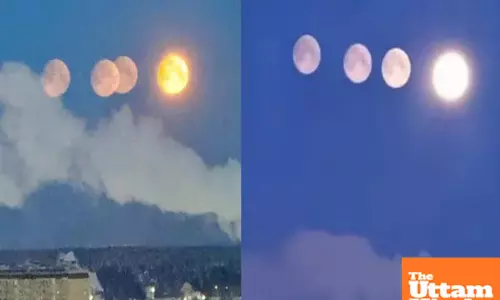 Lunar spectacle: Russia sees 4 moons in rare paraselenic effect, learn what exactly it is Lunar spectacle: Russia sees 4 moons in rare paraselenic effect, learn what exactly it is