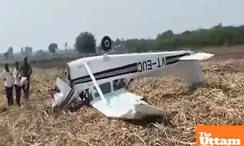 Karnataka crash: Training jet goes down in Vijayapura, pilot and trainee injured