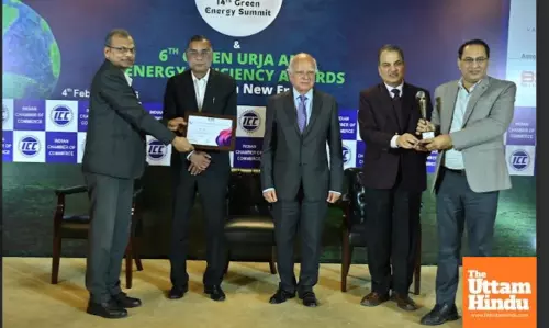 REC Limited Wins Prestigious ICC Green Urja and Energy Efficiency Award
