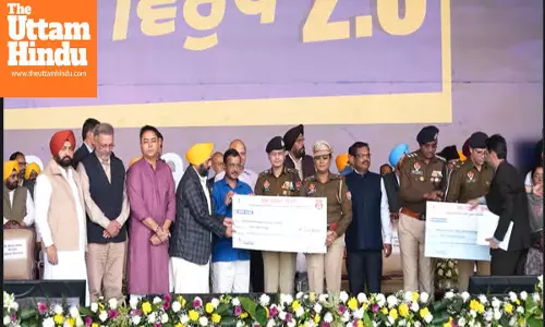 CM Mann attends rally after hospital discharge: Kejriwal also present in Moga; Minister Balbir says earn ₹1,000 daily by making health insurance cards