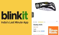 FIR against Blinkit after murder weapon delivered via quick commerce FIR against Blinkit after murder weapon delivered via quick commerce