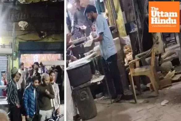 Disgusting act caught on camera: Man spits on rotis while cooking, arrested by police Disgusting act caught on camera: Man spits on rotis while cooking, arrested by police