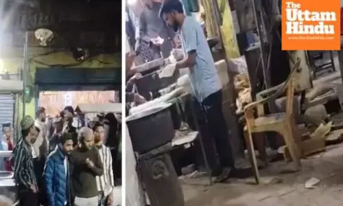 Disgusting act caught on camera: Man spits on rotis while cooking, arrested by police