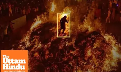 Holi 2026: Unique Holika Dahan tradition in Mathura village where priest walks on burning fire