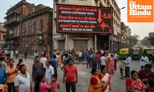 Earthquake tremors jolt Kolkata, residents rush out in panic