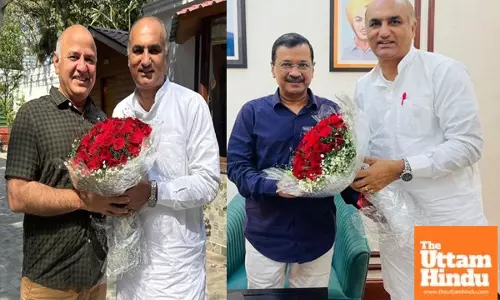 AAP Punjab General Secretary Deepak Bali Meets Kejriwal, Sisodia; Calls CBI Court Verdict ‘Historic’