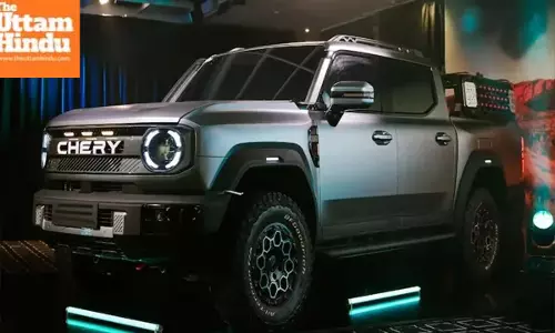 Chinas Chery unveils worlds first diesel plug-in hybrid pickup,  targeting Toyota and Ford