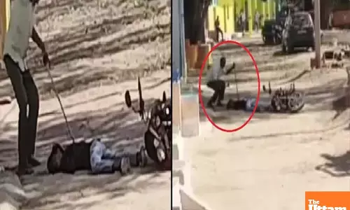 Brutality on the road: Young man beaten with hammer as horror unfolds in public