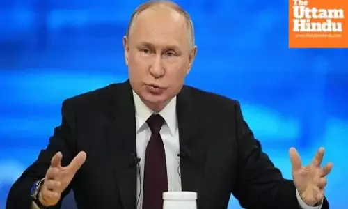 Vladimir Putin says Russia ready to help Europe with oil and gas if there is no political pressure.