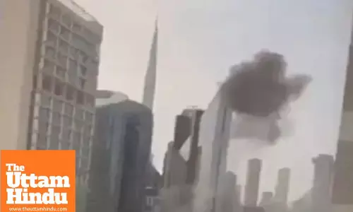 Loud explosion rocks dubai, buildings shake; smoke seen near burj khalifa, video surfaces