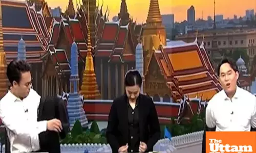 Thai news anchors strip down on live TV: The reason will shock you
