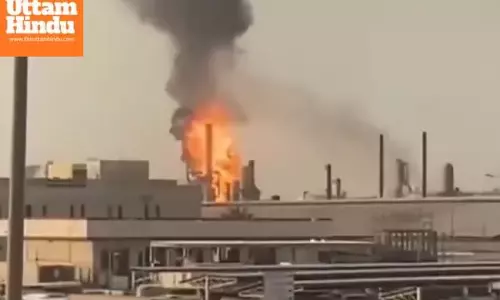 Iran launches missile attack on Israel, targets UAE terminal amidst refueling of Indian ship