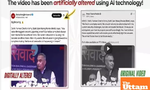 PIB foils Pakistans deepfake plot: Exposes fake video of former army chief Manoj Pandey PIB foils Pakistans deepfake plot: Exposes fake video of former army chief Manoj Pandey