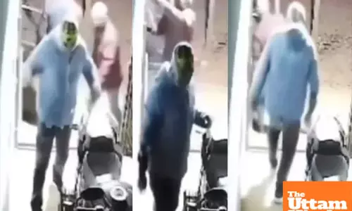 Thieves blunder: Doorbell ring foils burglary plot; watch hilarious CCTV footage