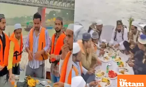 Ganga blunder: Iftar party with chicken biryani on riverboat sparks outrage, 14 held