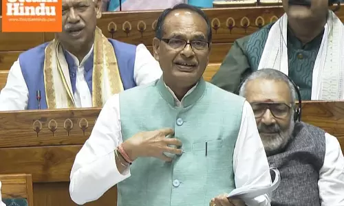Union Agriculture Minister Shivraj Singh Chouhan speaks for over an hour in the Lok Sabha on comprehensive agricultural development and farmer welfare in the country