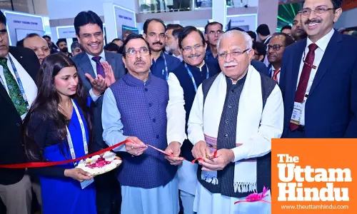 Union Minister for Power, Housing & Urban Affairs inaugurates NHPC Pavilion at India Electricity Summit 2026