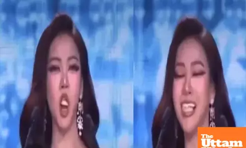Models oops moment turns into daring display of confidence on Miss Grand Thailand stage, watch video