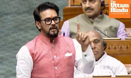 Anurag Singh Thakur takes swipe on Congress for Naxalism, says India nearing its end under Narendra Modi