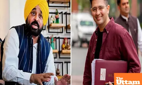 CM Bhagwant Mann slams Raghav Chadha: Samosas, not Punjab, his focus in Parliament