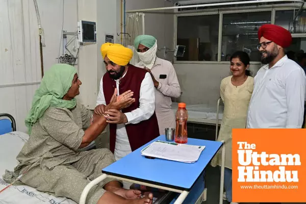 CM Bhagwant Singh Mann pays surprise visit to Advanced Cancer Institute at BFUHS, reviews facilities and patient care CM Bhagwant Singh Mann pays surprise visit to Advanced Cancer Institute at BFUHS, reviews facilities and patient care