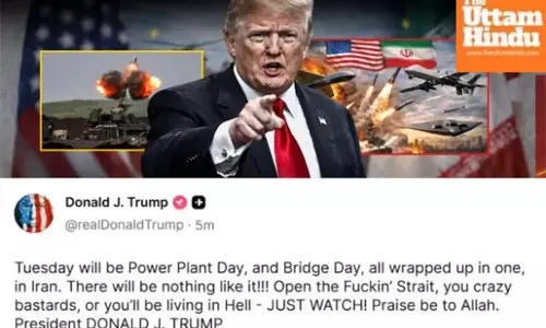 ‘You will be living in hell’: Trump’s fierce warning to Iran over Hormuz