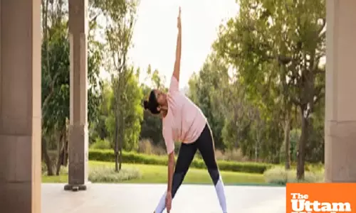 Trikonasana: The ultimate pose for digestion, stress relief and desk job recovery