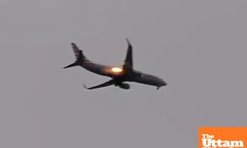 Small plane crashes at the airport, 2 killed as aircraft bursts into flames