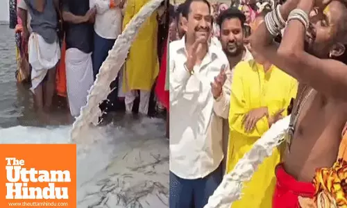 Milk poured into Narmada sparks debate in malnutrition-hit state