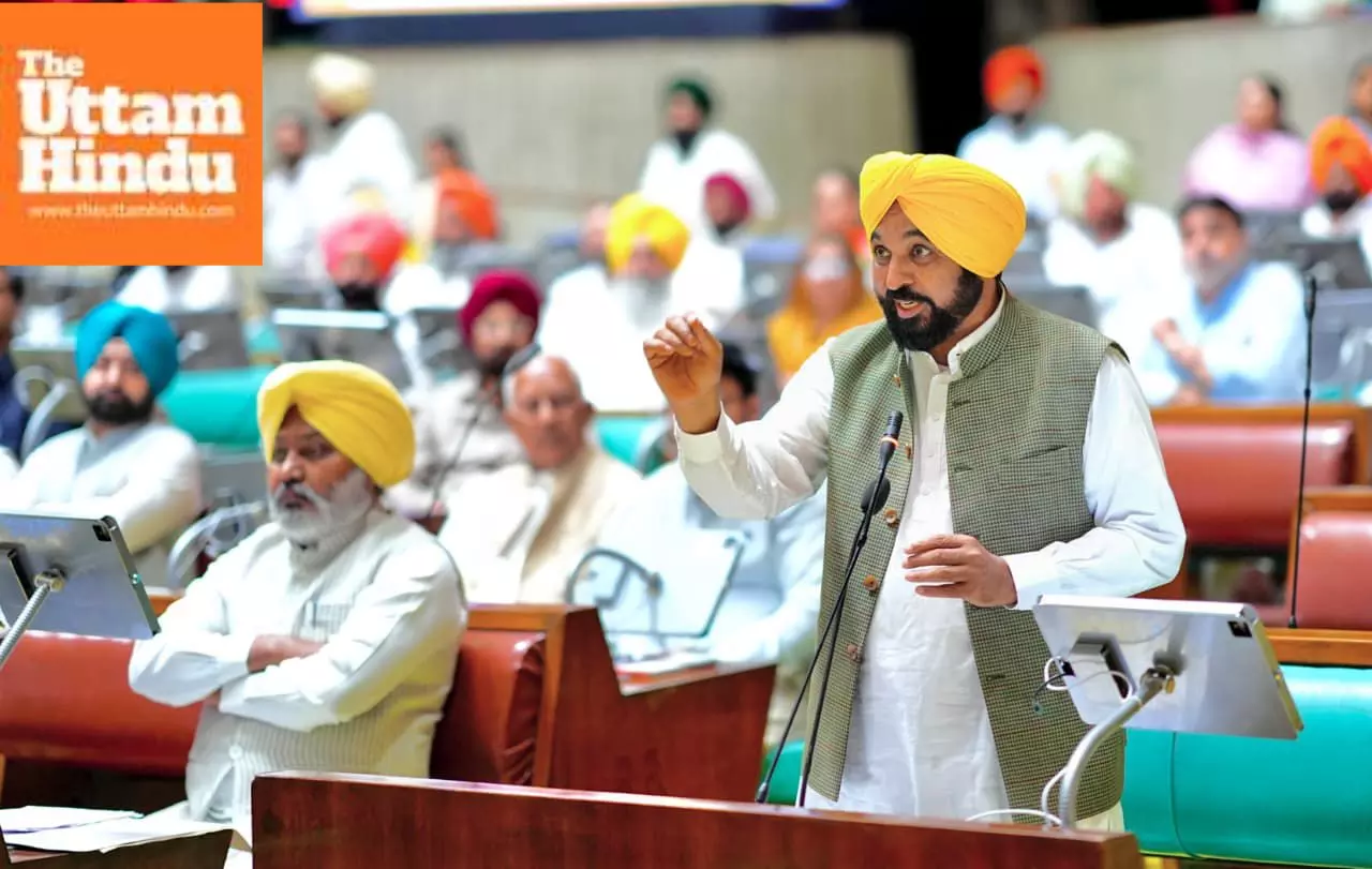 Jaagat Jot Sri Guru Granth Sahib Satkar (Amendment) Bill, 2026’ passed in special Assembly session, no one will now dare to commit beadbi: CM Bhagwant Singh Mann Jaagat Jot Sri Guru Granth Sahib Satkar (Amendment) Bill, 2026’ passed in special Assembly session, no one will now dare to commit beadbi: CM Bhagwant Singh Mann