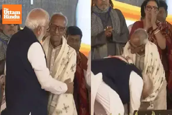 Who is Makhanlal Sarkar? PM Modi seeks blessings before Bengal swearing in ceremony