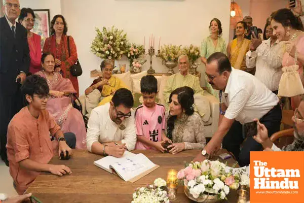 61-Year-Old Aamir Khan gets married for the third time to longtime friend Gauri Spratt 61-Year-Old Aamir Khan gets married for the third time to longtime friend Gauri Spratt