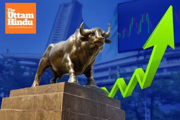 Stock market surges as Sensex jumps 374 points, investors gain crores Stock market surges as Sensex jumps 374 points, investors gain crores