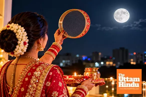 The Wait Is Over! Karva Chauth Moon Appears, Women Break Their Day-Long Fast